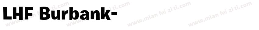 LHF Burbank字体转换